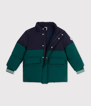 BOY'S COLOURBLOCK PUFFER JACKET