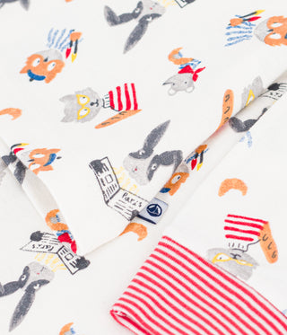 BOY'S PYJAMAS IN COTTON WITH AN ANIMAL PRINT