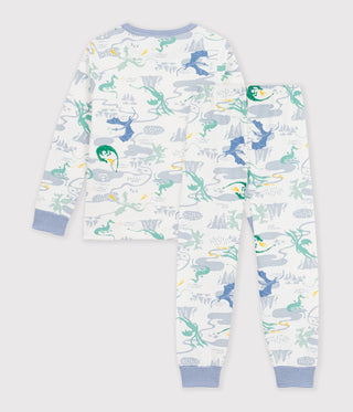 BOY'S PYJAMAS IN FLEECE WITH A DRAGON PRINT