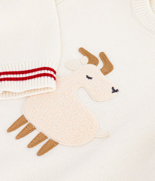 BOY'S WOOL AND COTTON JUMPER