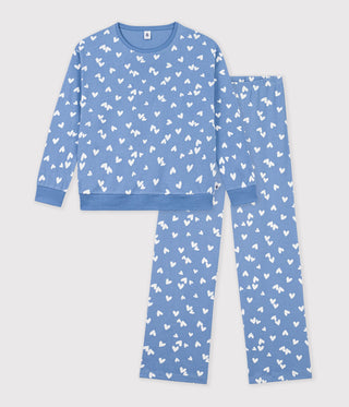 WOMEN'S HEART PRINT COTTON PYJAMAS