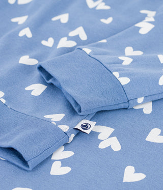 WOMEN'S HEART PRINT COTTON PYJAMAS