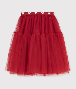 GIRL'S LONG SKIRT IN TULLE