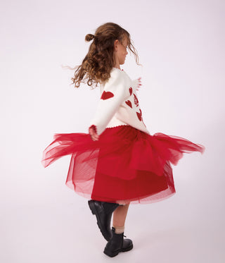 GIRL'S LONG SKIRT IN TULLE