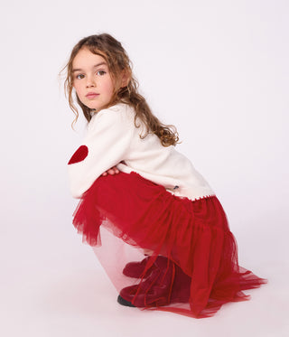 GIRL'S LONG SKIRT IN TULLE