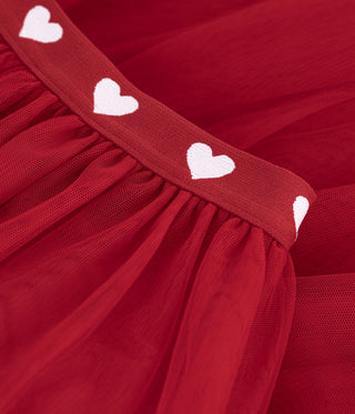 GIRL'S LONG SKIRT IN TULLE