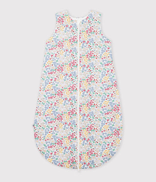 BABY GIRL'S  2 TOG FLOWER-PRINT COTTON SLEEPING BAG