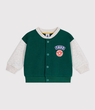 BABY BOY'S TWO-TONE COTTON BABY TEDDY