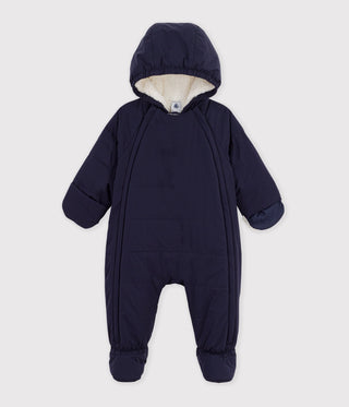 BABY POLYESTER SNOWSUIT WITH A SHERPA LINING