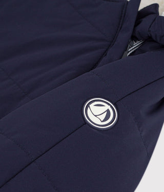 BABY POLYESTER SNOWSUIT WITH A SHERPA LINING