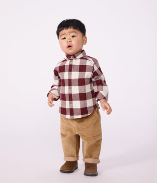 BABY BOY'S CHECKED FLANNEL SHIRT
