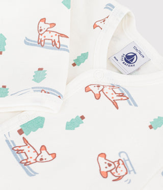 BABY UNISEX DOG PRINT FLEECE PYJAMAS