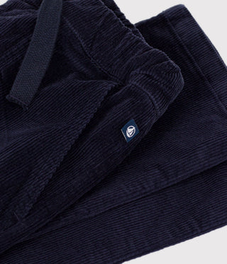 BOY'S STRAIGHT ORGANIC COTTON CORDUROY TROUSERS