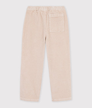 BOY'S STRAIGHT ORGANIC COTTON CORDUROY TROUSERS