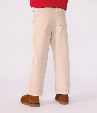 BOY'S STRAIGHT ORGANIC COTTON CORDUROY TROUSERS