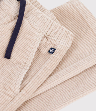 BOY'S STRAIGHT ORGANIC COTTON CORDUROY TROUSERS