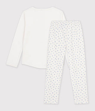 GIRL'S PARIS MOTIF ORGANIC COTTON PYJAMAS