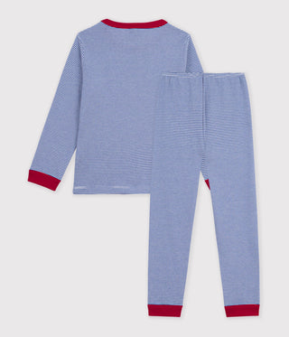 BOY'S STRIPY ORGANIC COTTON PYJAMAS