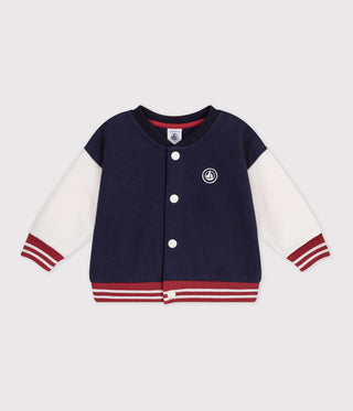 BABY BOY'S TWO-TONE COTTON BABY TEDDY