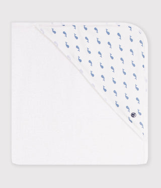 BABY UNISEX SQUARE ORGANIC COTTON BATH WRAP
