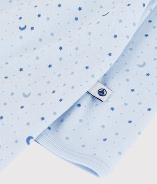 BABY UNISEX FOOTLESS ORGANIC COTTON BODYJAMAS PRINTED WITH STARS