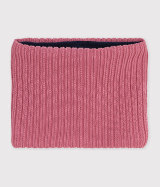 GIRL'S ORGANIC FLEECE-LINED KNITTED SNOOD