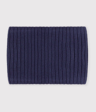 BOY'S ORGANIC FLEECE-LINED KNITTED SNOOD
