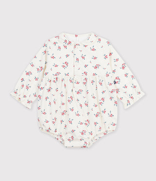 BABY GIRL'S COTTON ROMPERS