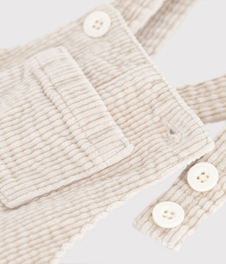 BABY LONG-LEG DUNGAREES IN CORDUROY