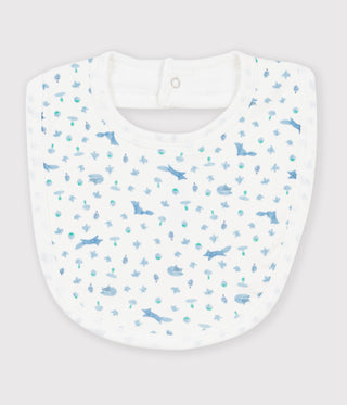 BABY UNISEX PRINTED COTTON BIB