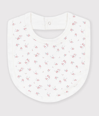 BABY GIRL'S PRINTED COTTON BIB