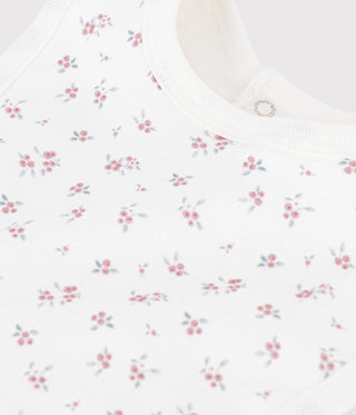 BABY GIRL'S PRINTED COTTON BIB