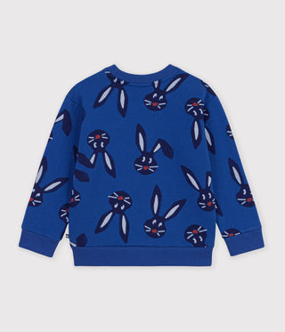 BOY'S ANIMAL PRINT ORGANIC COTTON SWEATSHIRT
