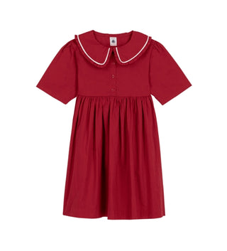 GIRL'S SHORT-SLEEVED ORGANIC COTTON DRESS