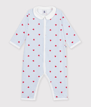 BABY UNISEX COTTON FOOTLESS SLEEPSUIT