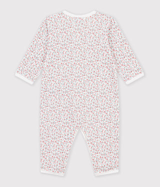 BABY GIRL'S COTTON FOOTLESS SLEEPSUIT