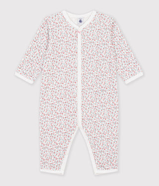 BABY GIRL'S COTTON FOOTLESS SLEEPSUIT