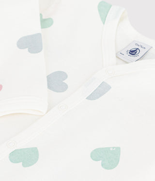 BABY GIRL'S COTTON FOOTLESS SLEEPSUIT