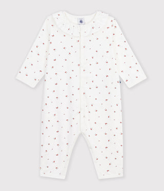 BABY GIRL'S COTTON FOOTLESS SLEEPSUIT