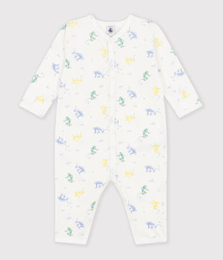 BABY UNISEX COTTON FOOTLESS SLEEPSUIT