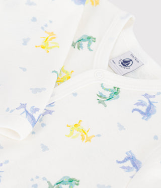 BABY UNISEX COTTON FOOTLESS SLEEPSUIT