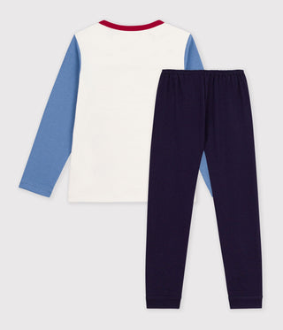 BOY'S FIREFIGHTER DESIGN ORGANIC COTTON PYJAMAS.