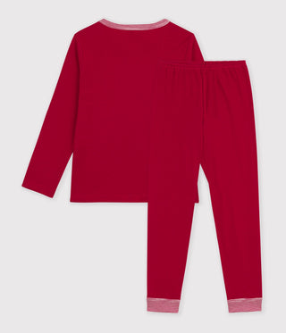BOY'S PATTERNED ORGANIC COTTON PYJAMAS
