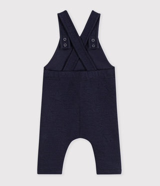 BABY THICK ORGANIC COTTON DUNGAREES WITH A STAR PATTERN