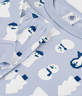 BOY'S SNUG-FITTING PRINTED COTTON PYJAMAS