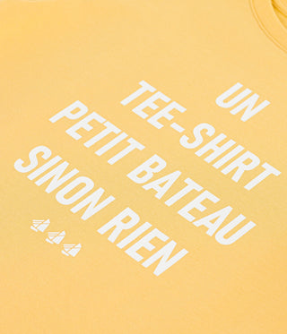 BOY'S SHORT-SLEEVED PRINTED ORGANIC COTTON T-SHIRT