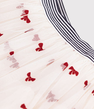 GIRL'S LONG SKIRT IN TULLE