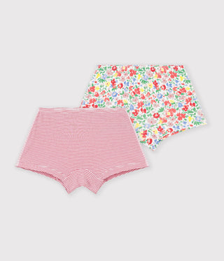 GIRL'S COTTON SHORTIES -2-PACK