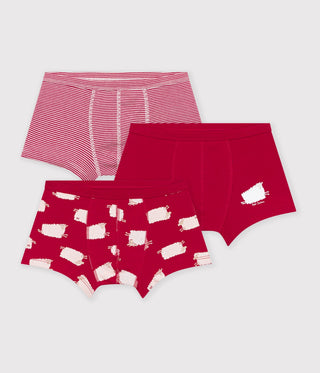BOY'S COTTON BOXERS - 3-PACK