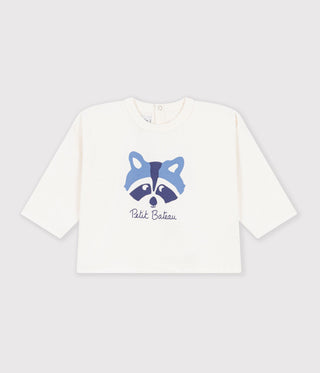 BBABY BOY'S LONG-SLEEVED ORGANIC COTTON T-SHIRT WITH A MOTIF